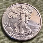1/2 Oz Silver Round. MMEX Walking Liberty. BU