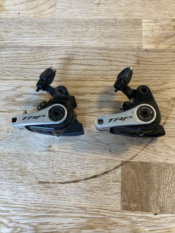 TRP Spyre Flat Mount Disc Brake Calipers, Pair