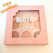 ColourPop Blush Baby Pressed Powder Palette 9 Colors Eyeshadow Makeup 0.30oz New
