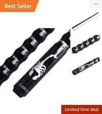 58" Pool Cue/Pool Stick Ergonomic Design Hardwood Canadian Maple 13mm Tip 18-...