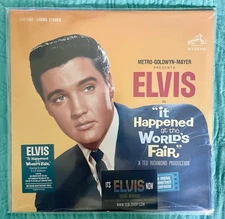 ELVIS PRESLEY 2LP FTD VINYL IT HAPPENED AT THE WORLDS FAIR SEALED W/HYPE STICKER