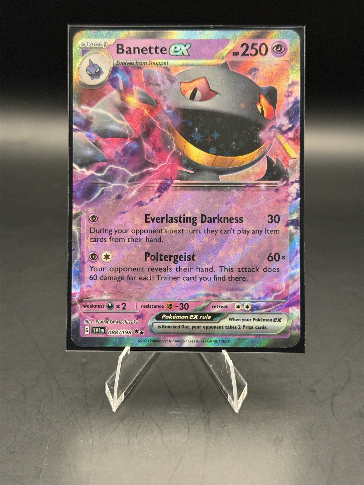 Banette ex 88/198 Double Rare | Scarlet & Violet | Pokemon Card