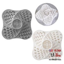 2 Pack Drains Hair Catcher, Silicone Bath Drainer Protector, Sink Drain