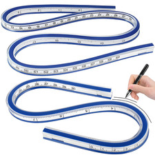 2 Pièces Règle De Courbe Besoin De Coupe Règle De Courbe Flexible Pour Menuiseri