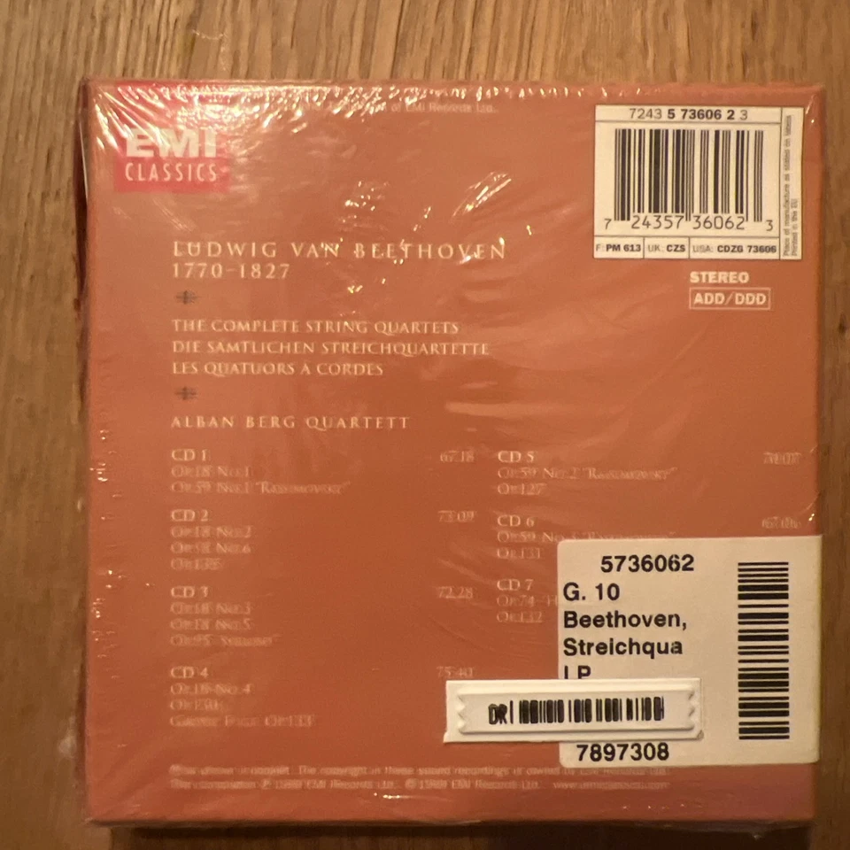 Beethoven „Die sämtlichen Streichquartette“ EMI Classic, 7 CD´s - Bild 2 von 2