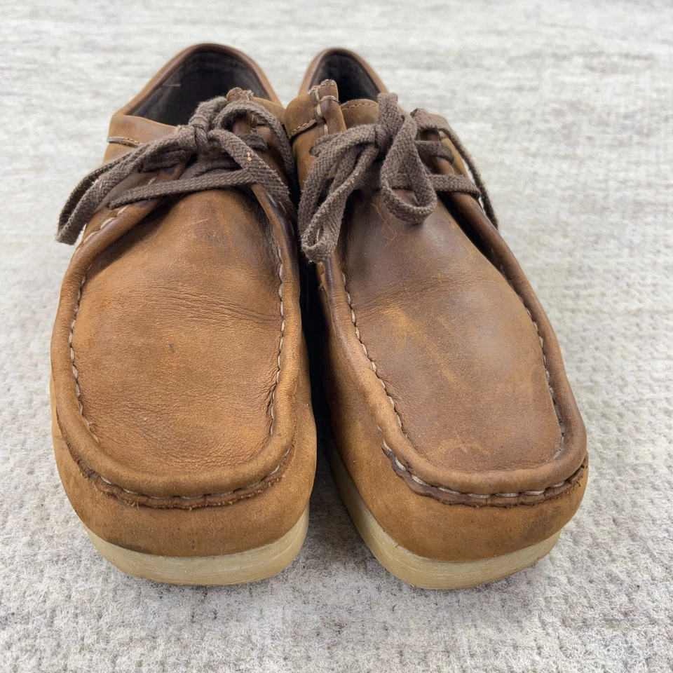 Clark’s Padmora Wallabees Shoes Women Size 9.5 M Brown Leather Ladies - Image 2 of 4