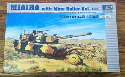 Trumpeter 00336 M1A1HA Tank w/ Mine Roller Set 1/35 Model REDUCED