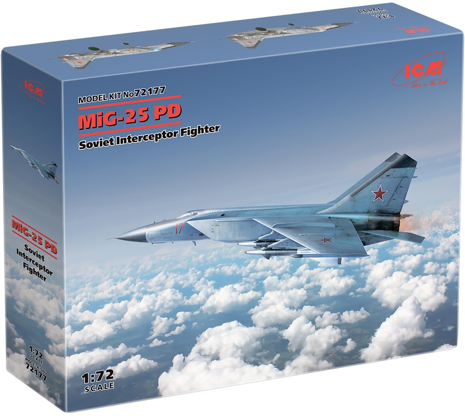 ICM 1:72 - MiG-25 PD, Soviet Training Aircraft