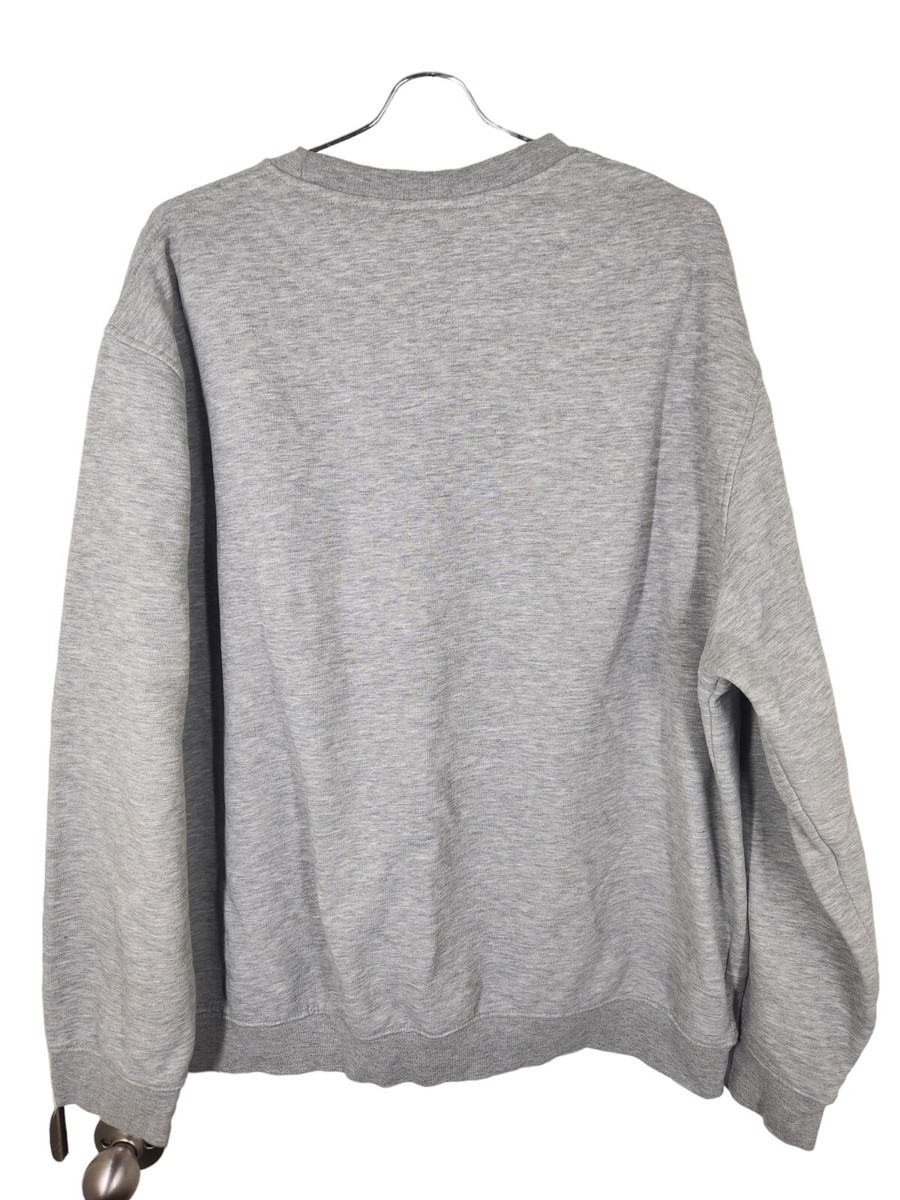 nike revival crew neck sweat in grey