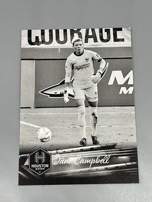 Jane Campbell 2021 Parkside Premier NWSL   Black & White #192 Houston Dash
