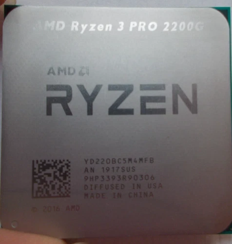 YD220BC5M4MFB - AMD Ryzen 3 PRO 2200G  Socket AM4 Processor