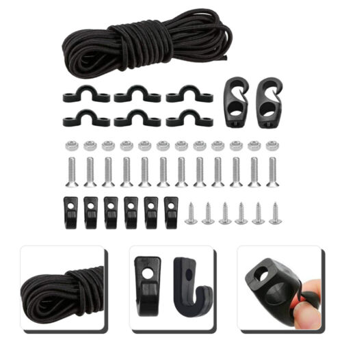 Bungee Cord Kit Ocean Kayak Parts Tie down Straps with Hooks Miss