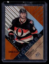 2016-17 SP Game Used #168 Ben Harpur Orange Rainbow44/113 Rookie Senators