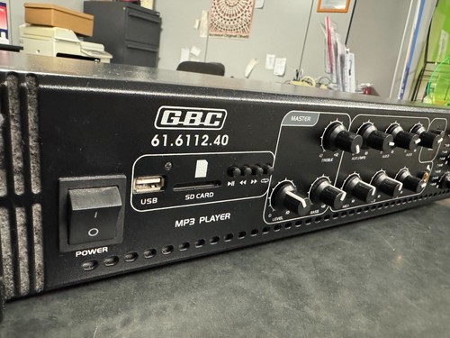 AMPLIFICATORE PROFESSIONALE 100V / 180W A 6 ZONE CON MP3 61612240 - Foto 1 di 3