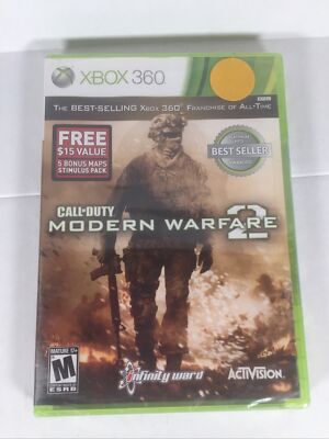 Call of Duty: Modern Warfare 2  (Xbox 360, 2009) NEW Sealed Wear/Tear 