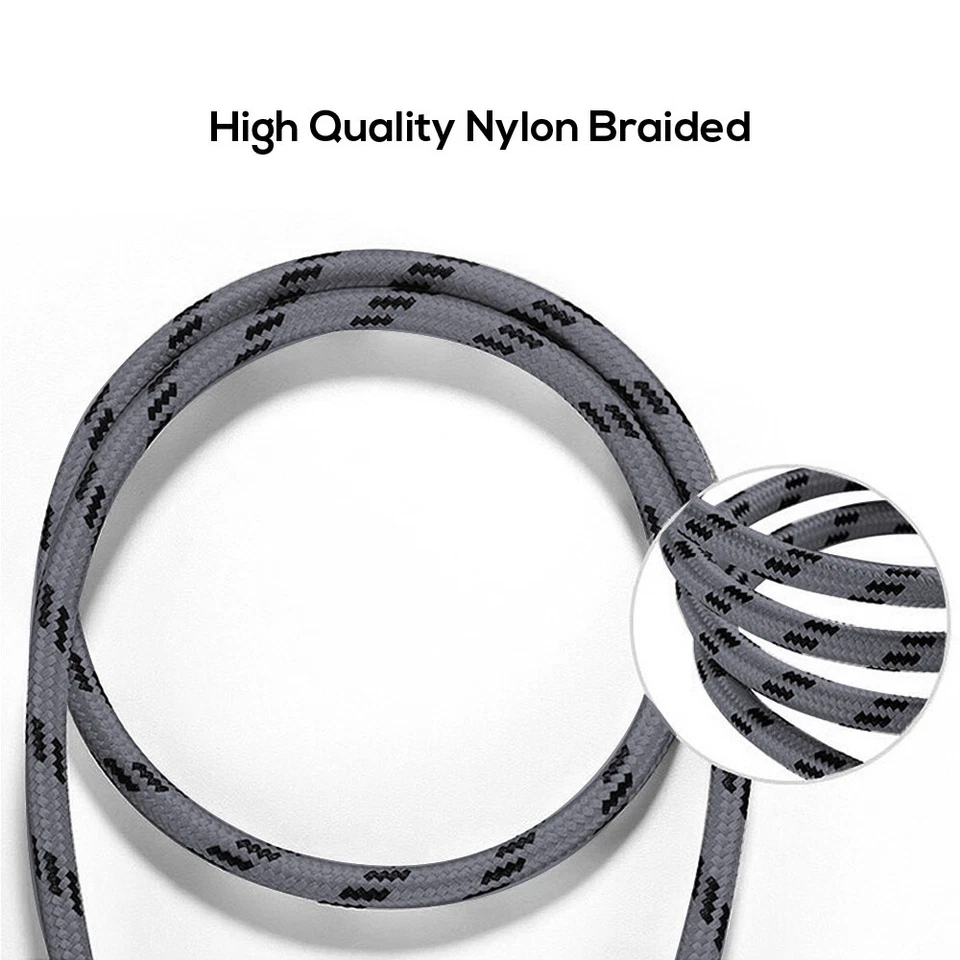 Strong 1m 2m 3m USB-C Charger Cable for Huawei P9 P10 P20 Mate 20 Type C Lead - Image 4 of 4