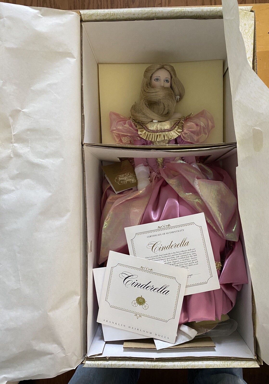franklin mint cinderella doll