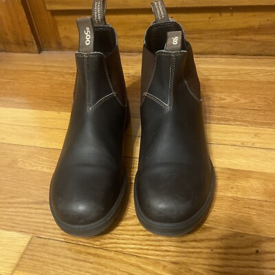 Blundstone #500 Classic Brown Leather Chelsea Boots Men's Size