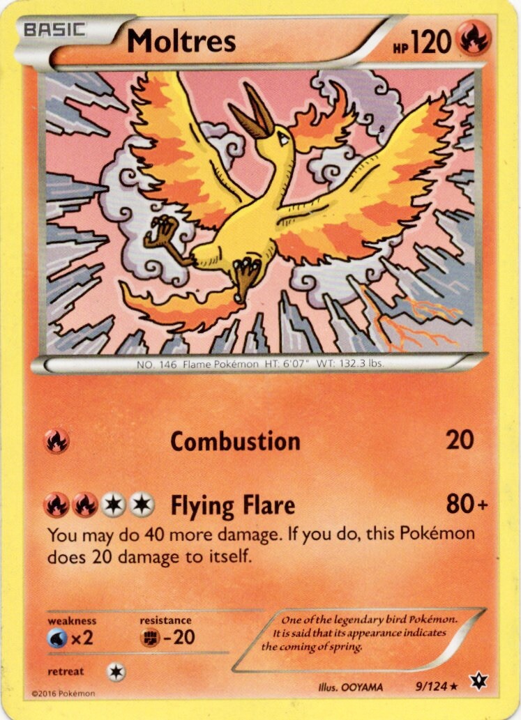 Moltres #9 Pokemon Fates Collide LP