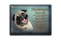 Blechschild Spruch 40X30 Cm Hunderegeln Wenn Ich Es Mag Deko Schild