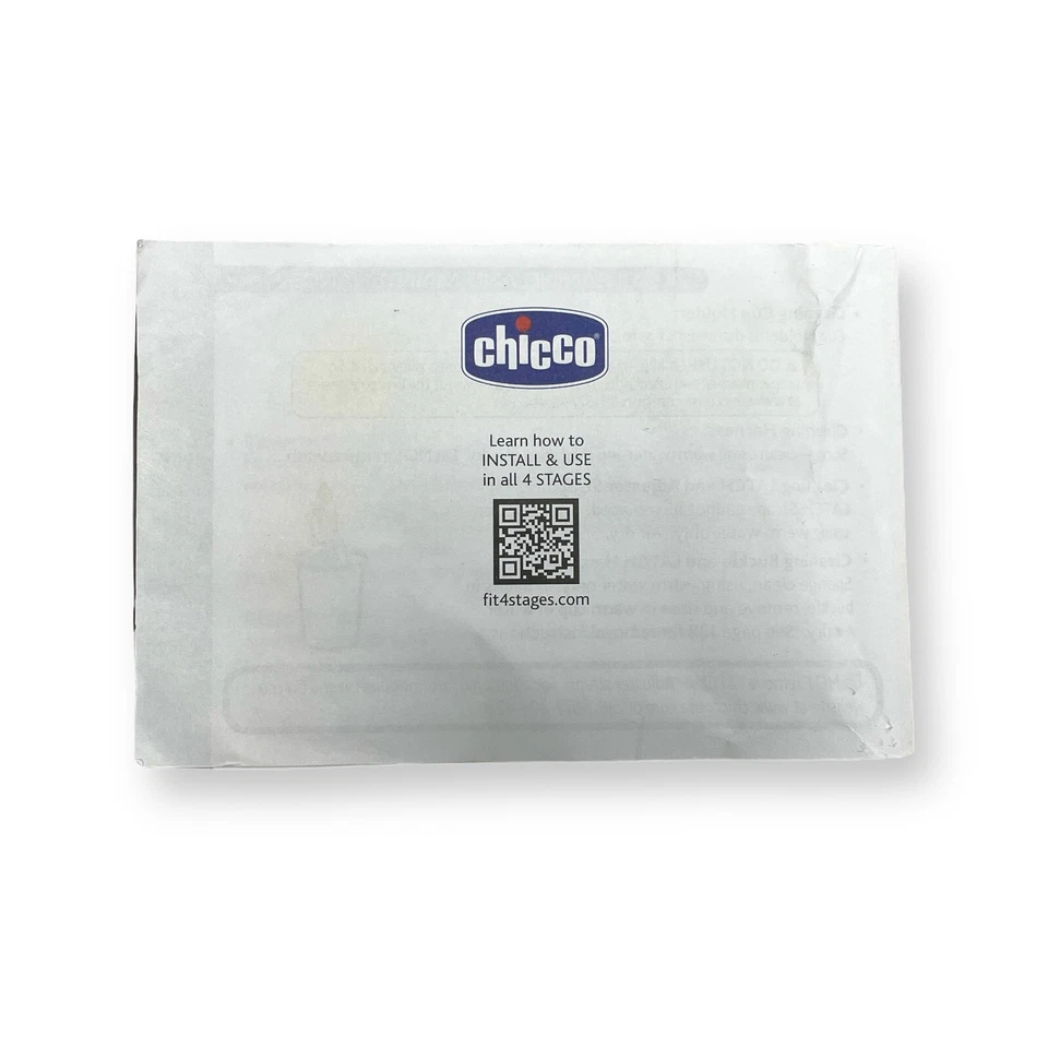 Asiento de auto convertible Chicco Fit4 4 en 1 - SOLO GUÍA DEL USUARIO Foto 3 de 4