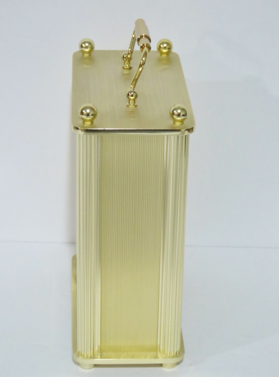 Seiko Brass Carriage-Style Clock Vintage Quartz Working QQZ164G | eBay