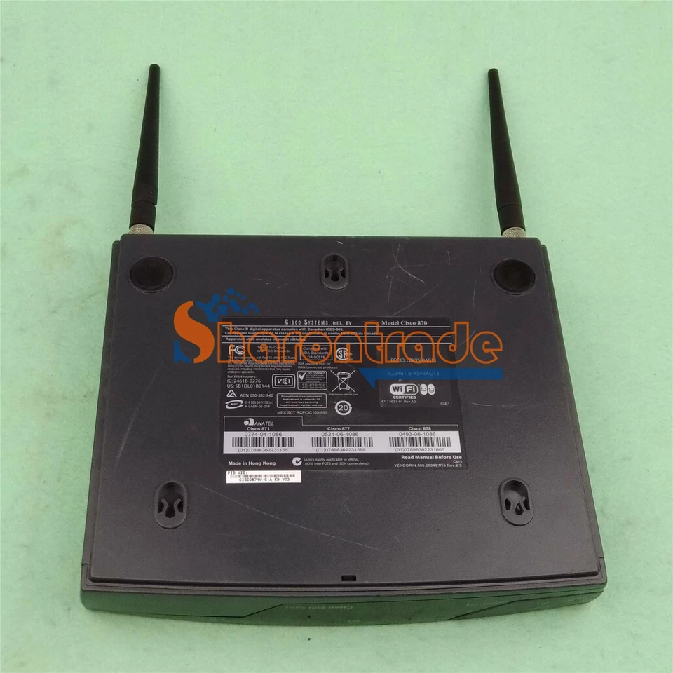 1PCS CISCO871W-G-A-K9 00 Series-871W CISCO Wireless Intergrated Services Router - Image 4 of 4
