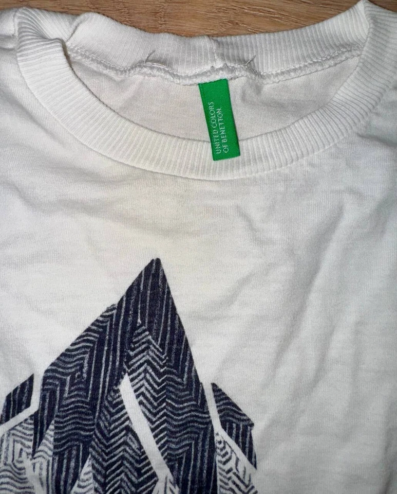 United Colores de Benetton Sudadera Niños Niños Talla 8-9 Años Blanco Foto 2 de 4