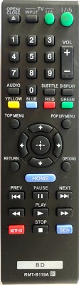 New RMT-B119A Replaced Remote for Sony BDP-BX59 BDP-S5100 Blu-ray BD Player