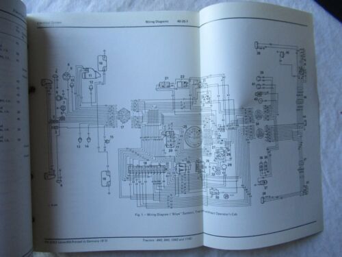 John Deere 840 940 1040 1140 Traktor Service Reparatur Technisches Handbuch TM-4353 - Bild 9 von 14