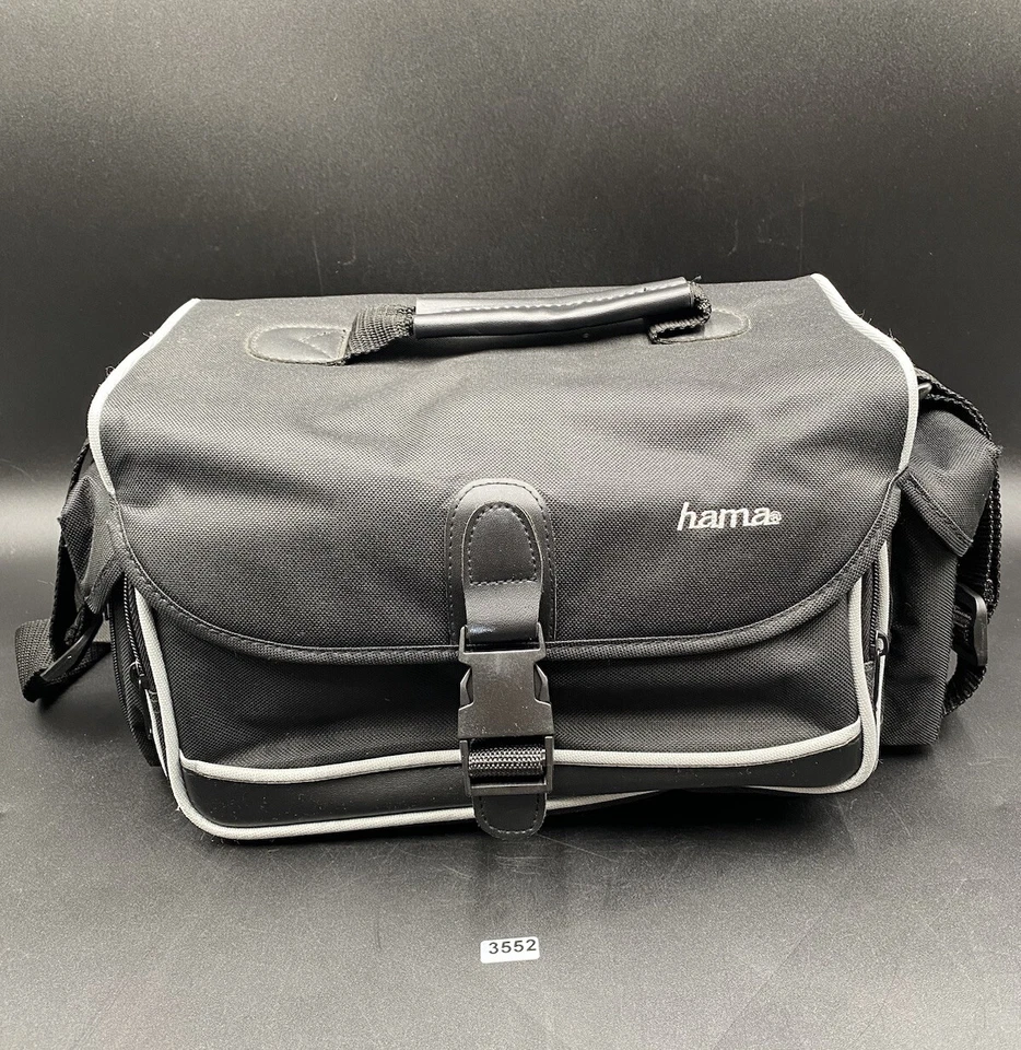 Bolso de Hombro Grande para Cámara Hama - Negro Estuche Grande Calidad Bolso de Mano Foto 2 de 4