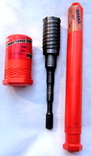 Taladro de núcleo Magna con adaptador con fundas (núcleo de 2" x 4" y adaptador estriado de 12")