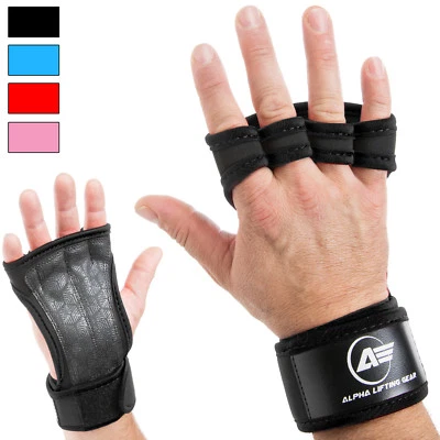 ALPHA LIFTING GEAR 🔥Cross Training Crossfit Gloves Wrist Support Gym Workout Fitness Weightlifting
