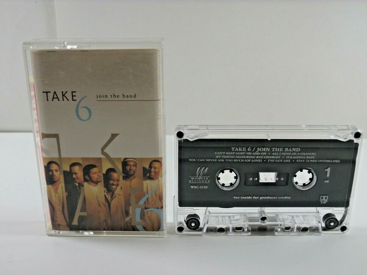 Take 6 - Join The Band Cassette 1994 Queen Latifah Ray Charles