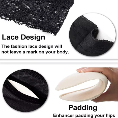 UK Women FAKE ASS Butt Lift and Hip Seamless Booty Enhancer Padded Shorts Shaper - Picture 14 of 22