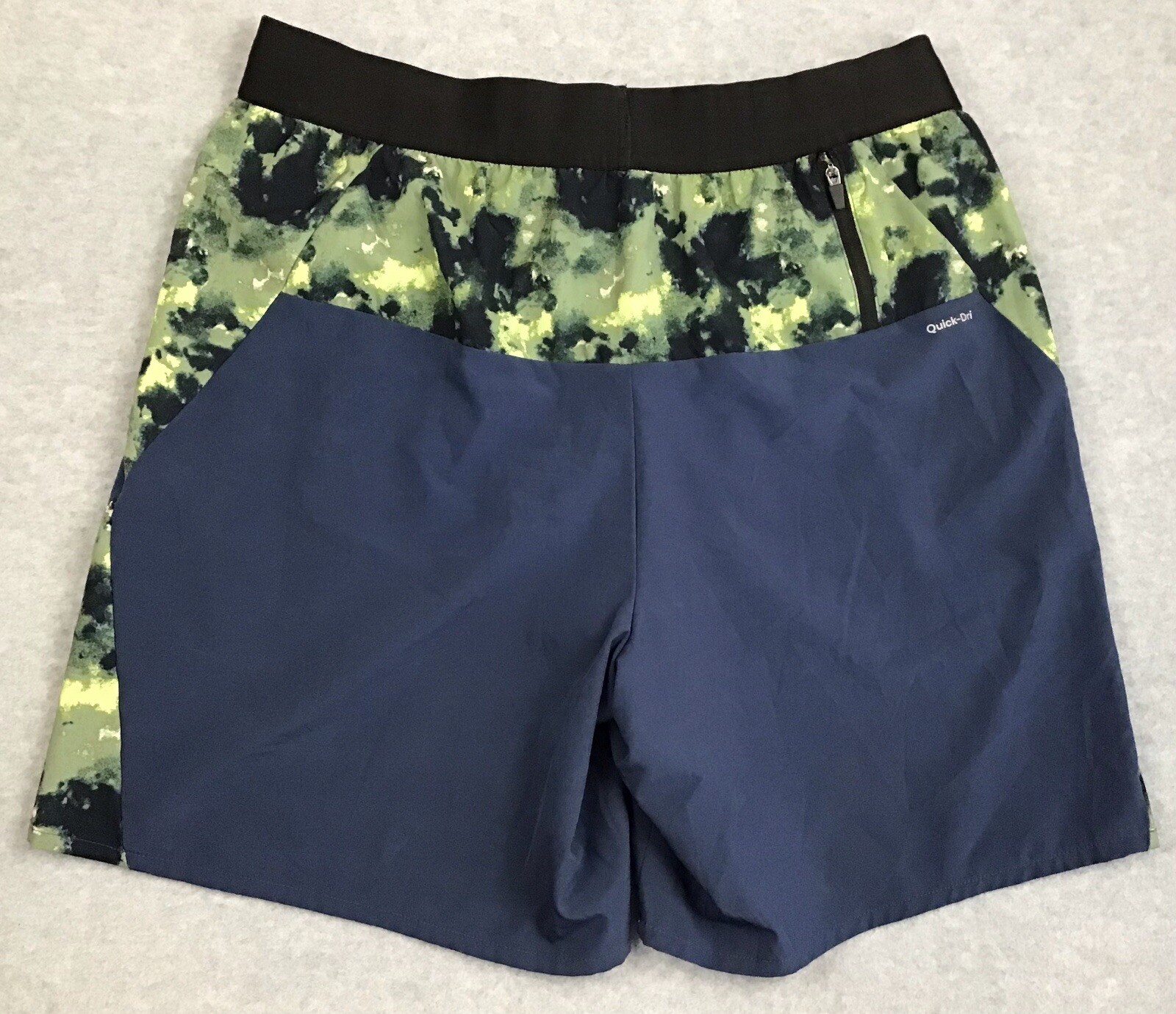 Quick Dri Xersion Training Quick-Dri Sweat Shorts Blue Hi-Rise Elastic Waist Mens ...