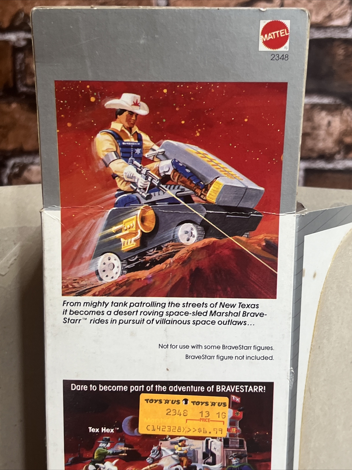 Figurine BraveStarr - Colonel Borobot - Mattel, Neuve Sous Blister