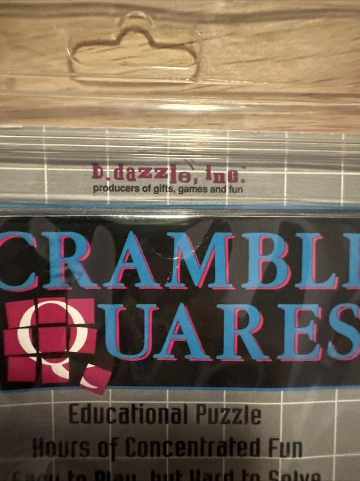 SCRAMBLE SQUARES Puzzles USPS B. Dazzle Basketball 9 Piece 1994 Block Puzzle - Image 4 of 4