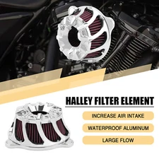 For Harley Air Cleaner Intake Filter System Dyna Softail 93-15 Touring Road King