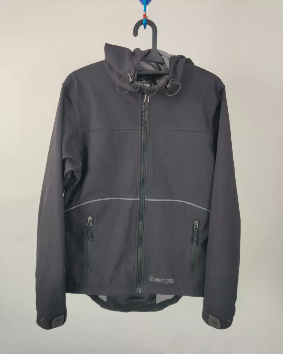 V Showers Pass Men Jacket softshell black Artex waterproof