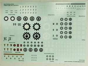 Adeptus Mechanicus Transfer sheet 2020, Decals, Skitarii, 40K, GW