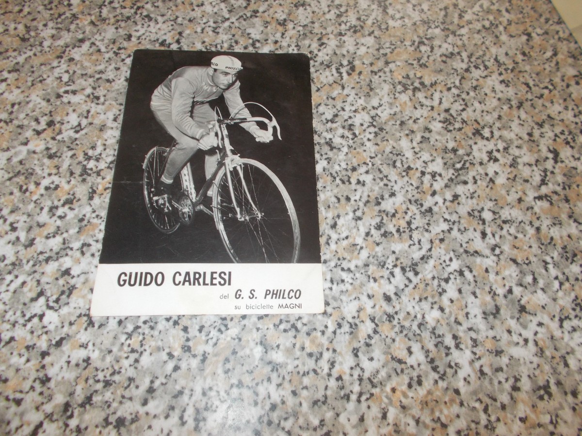 CARTOLINA(15X10cm)CICLISMO GUIDO SU MAGNI
