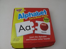 TREND Uppercase  Lowercase Alphabet Fun-to-Know Puzzles 52 Pc