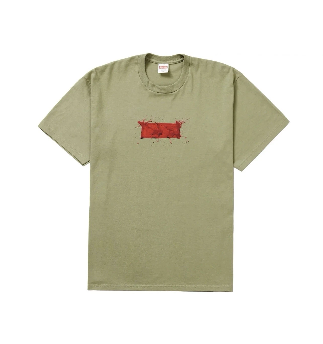 Tee shirt Supreme Ralph Steadman Box Logo Olive clair Taille : XXL