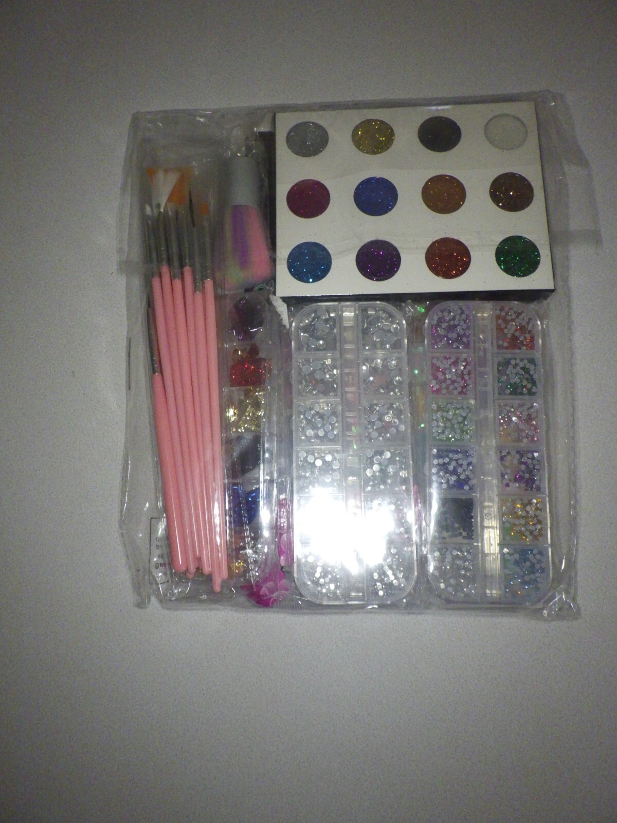 Nail Art Kit,  Design Tools Kit with Nail Art Brushes, Nail Dotting Tools, PINK