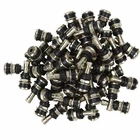 50Pcs TR416 CHROME METAL BOLT IN TIRE VALVE STEMS VALVE HOLES LONG 1 1/2"