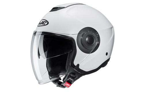 Hjc Casco Jet I40 Pearl White Visierino Parasole Varie Tg | eBay