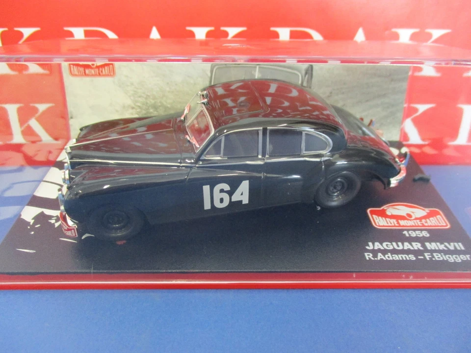 Die cast 1/43 Modellino Auto Jaguar MkVII Rally Monte Carlo 1956 - Immagine 4 di 4