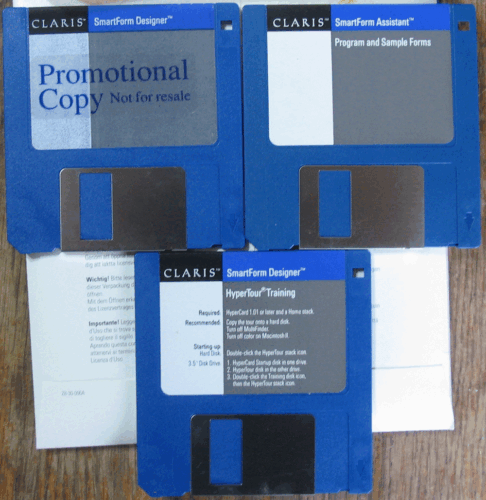 Claris SmartForm Diseñador Inglés para Apple Macintosh Classic Plus SE Copia NFR - Imagen 8 de 8
