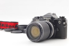 Exc 5 w/ Strap Nikon FE2 Black Film Camera Ai-s 35-105mm Lens From JAPAN